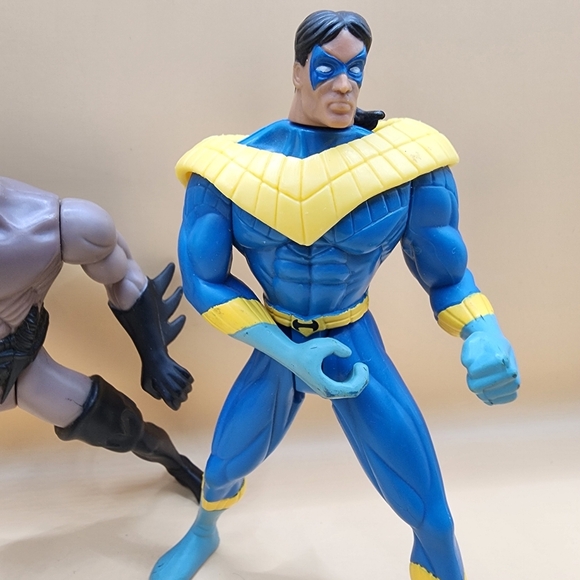 1994 DC Legends of Batman Power Guardian Batman Nightwing 4.5" Kenner - Picture 4 of 6